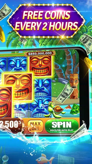 Slots - Tiki Riches Hot Vegas Slot Machines Online Screenshot2