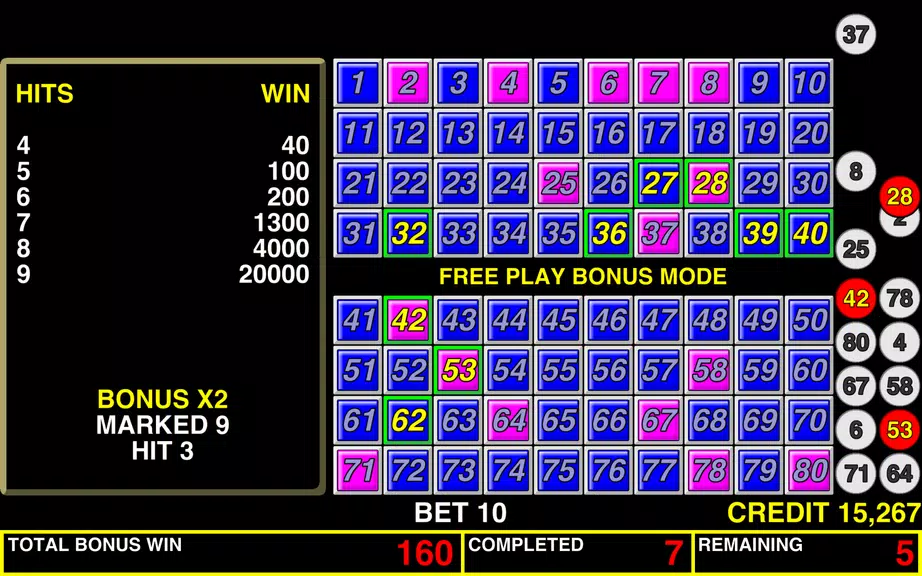 Keno Bonus Las Vegas Casino Screenshot4