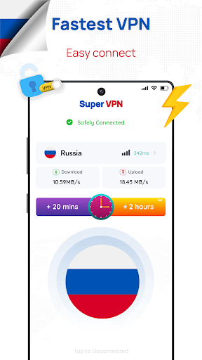 Russia VPN: Get Moscow IP Screenshot1