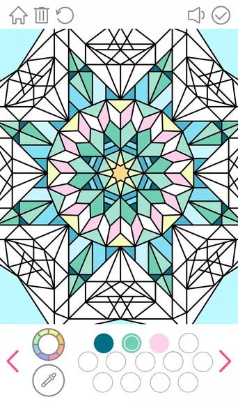 Mandala Color Game Antistress Screenshot4