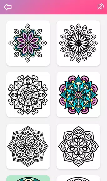 Mandala Color Game Antistress Screenshot2