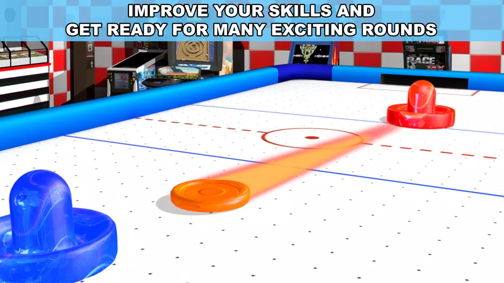 Air Hockey - Ice to Glow Age Screenshot2