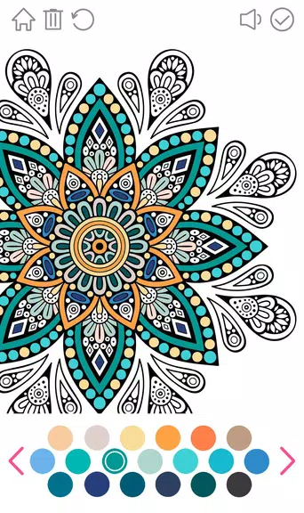 Mandala Color Game Antistress Screenshot3