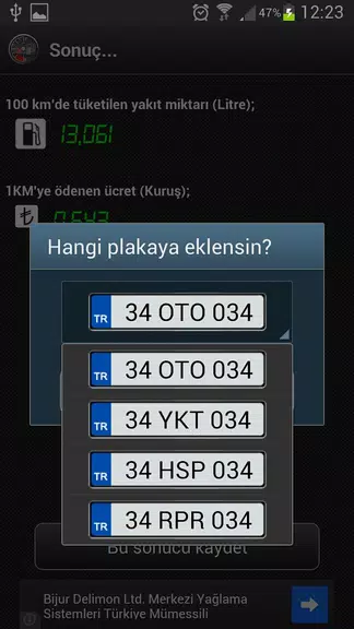 Oto Yakıt Hesaplama Screenshot3