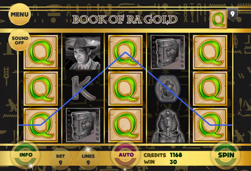 Book of RA Gold Slot Screenshot3