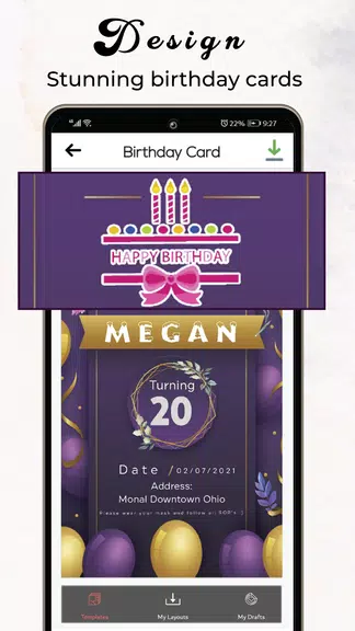 Invitation Card Maker & Ecards Screenshot4