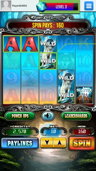 Wolf Chase Slots Machine Screenshot4