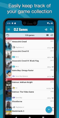 CLZ Games: video game database Screenshot1