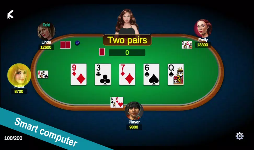 Poker Offline: Texas with Girl Screenshot3