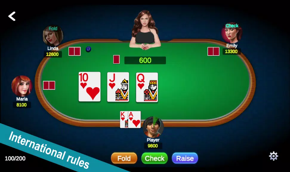 Poker Offline: Texas with Girl Screenshot1