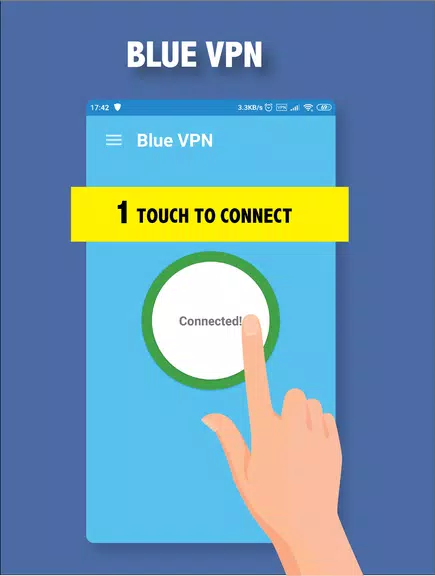 Blue VPN - Fast Free Secure un Screenshot1