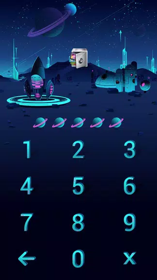 AppLock Theme Interstellar Screenshot2