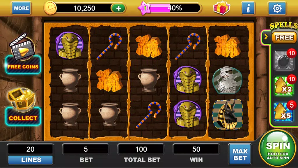 Slots Pharaoh's Secret Screenshot1