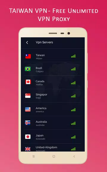 Taiwan VPN - Free Unlimited VPN Proxy Screenshot4