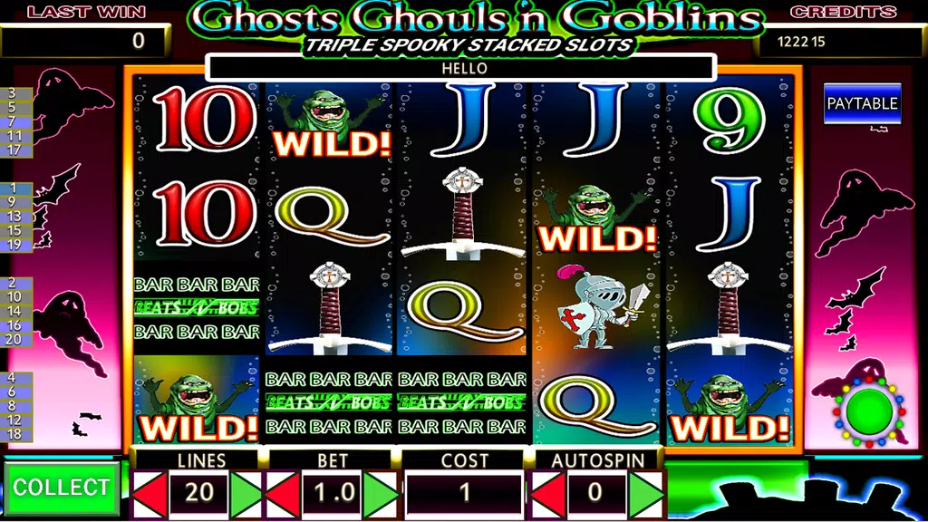 Video Slots: Goblins n' Ghosts Screenshot1