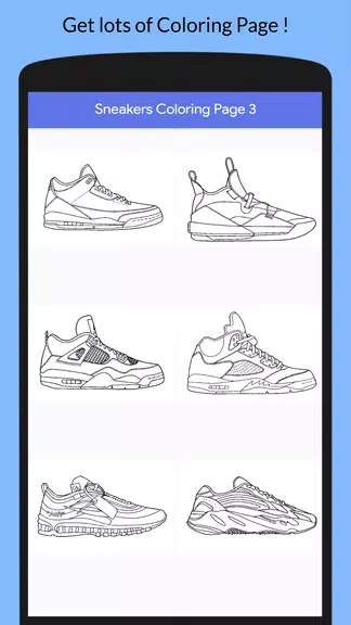 Cool Sneakers Coloring Book Screenshot1