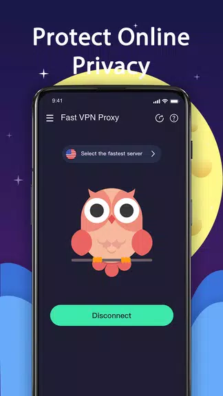 NightOwl VPN Lite- FAST&SECURE Screenshot1