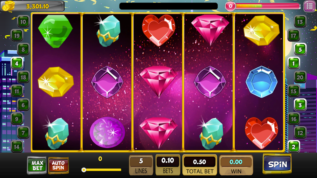 Classic Jewels Master Slot Machine Screenshot1