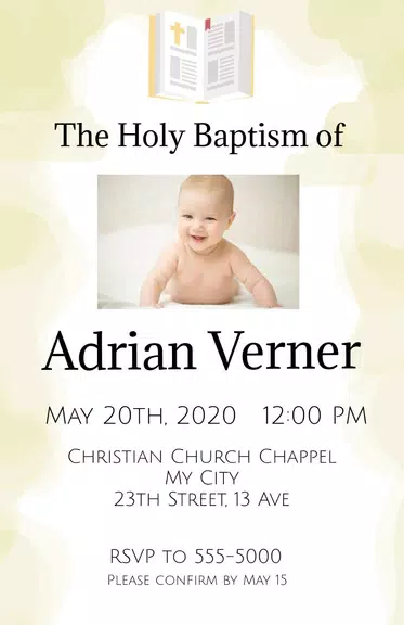 Baptism Invitations Screenshot4