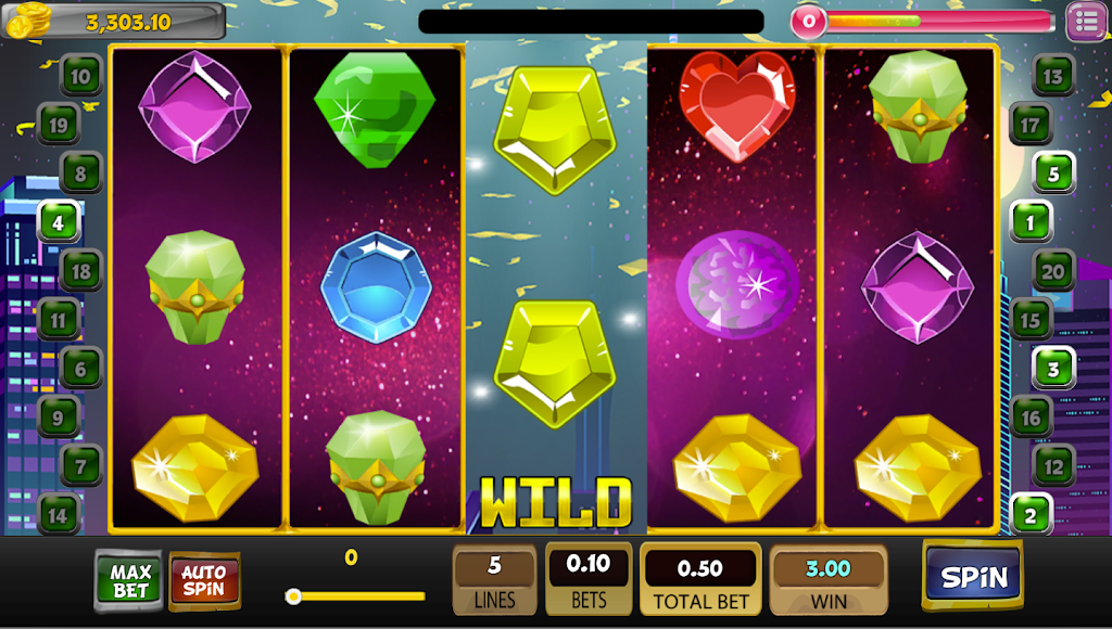 Classic Jewels Master Slot Machine Screenshot2