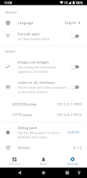 Geph: private, resilient VPN Screenshot5