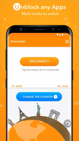 AnonyVpn - Free vpn & Unlimited Screenshot3