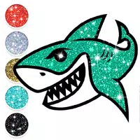 Baby Shark Glitter Coloring APK