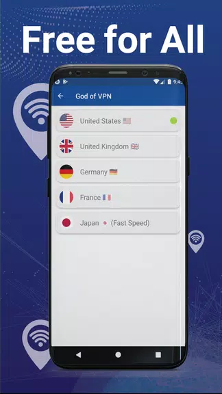 VPN: God VPN, VPM Free, Unlimited Fast VPB & BPN Screenshot3