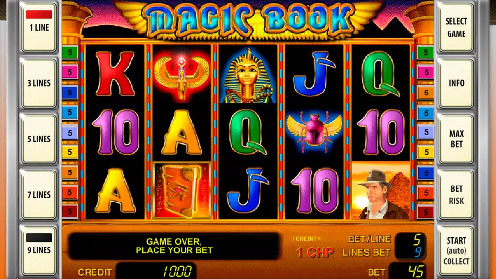 Casino Magic Book Slots Machines Screenshot2