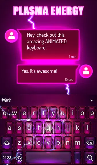 Plasma Keyboard & Wallpaper Screenshot3