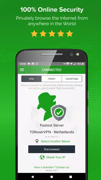 Unlimited VPN app - Simple and easy to use - ibVPN Screenshot1