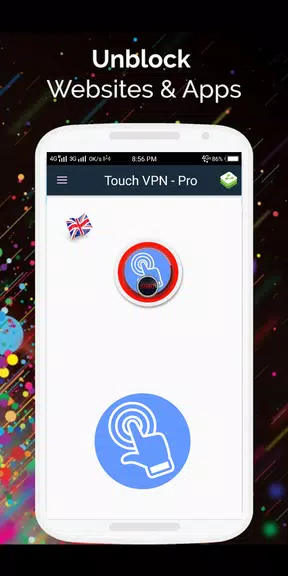 Touch VPN Pro - Unlimited•Free•Proxy Screenshot1