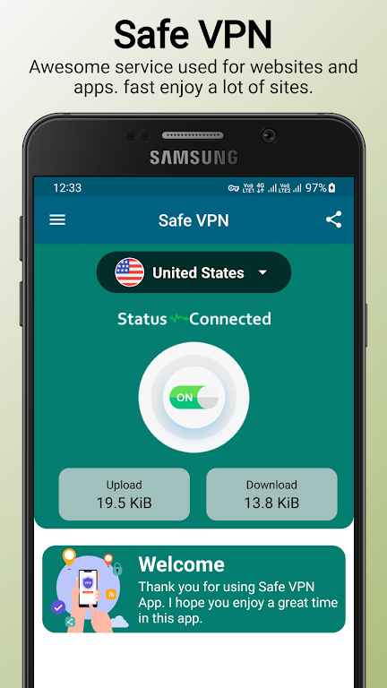 Safe VPN: Secure Proxy Screenshot1