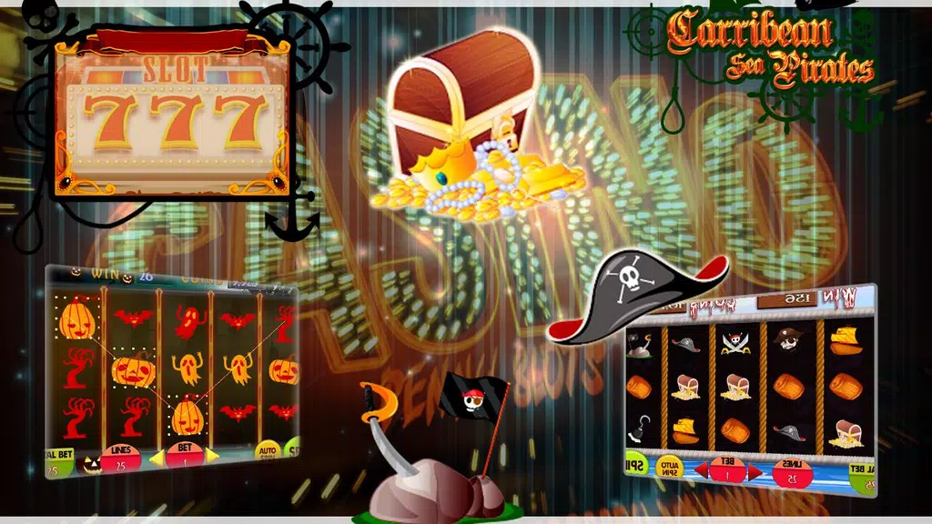 Carribean Slots Pirates Casino Screenshot2