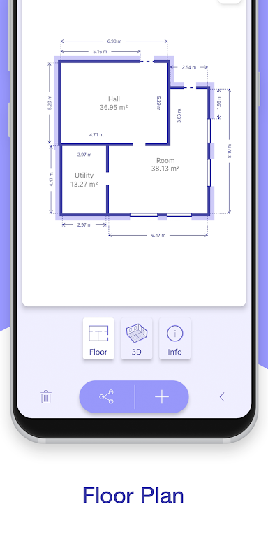 AR Plan 3D Tape Measure, Ruler Mod Screenshot3