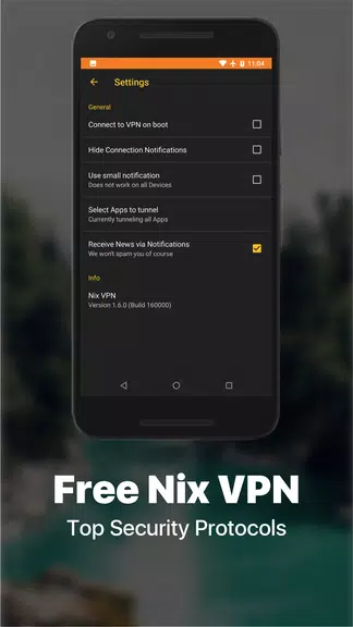 Fast And Free Vpn فیلترشکن قوی،رایگان NiX VPN Screenshot4