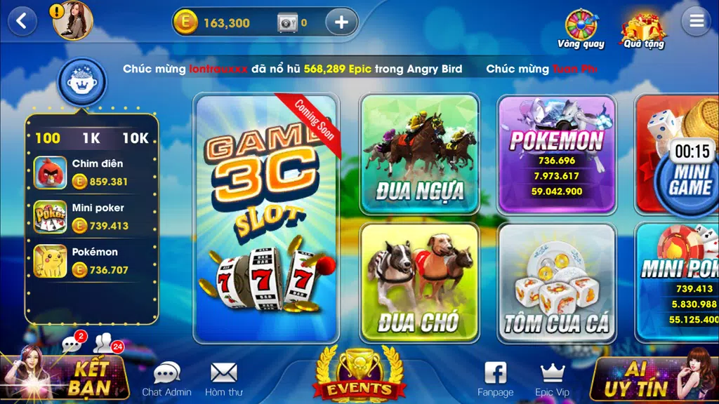 Game 3C Epic Jackpot: Bau Cua Tai Xiu Screenshot1