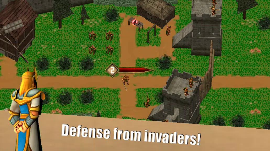 One on one: Siege of castles - Offline strategy Screenshot3