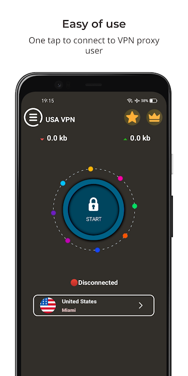 USA VPN - Fast ProxyVPN Screenshot3