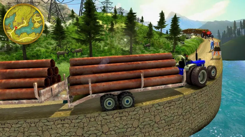 Hill Tractor Trolley Simulator Screenshot3