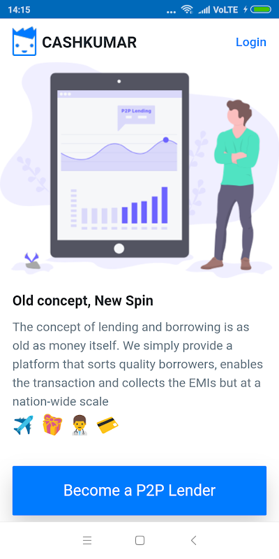 Cashkumar Lenders - P2P Investments in India Screenshot2
