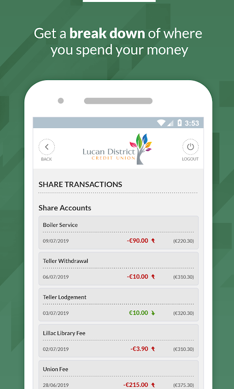 Lucan Credit Union Screenshot3