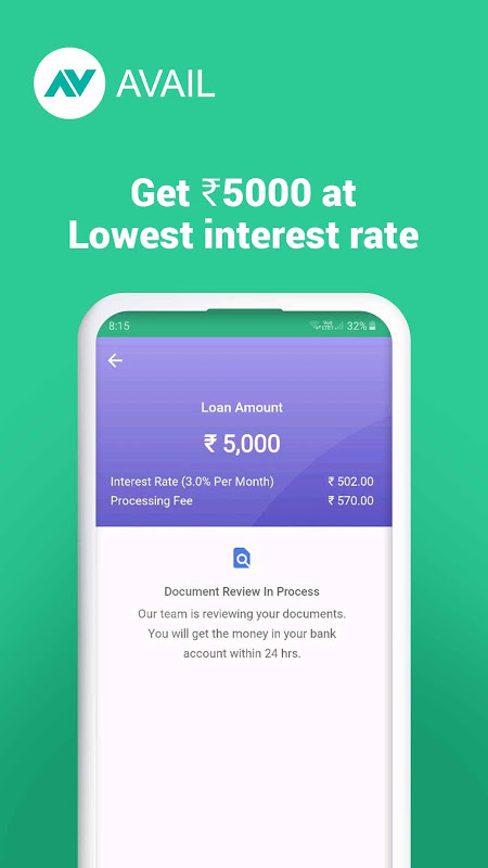 Avail Finance - Instant Personal Loan App Screenshot3