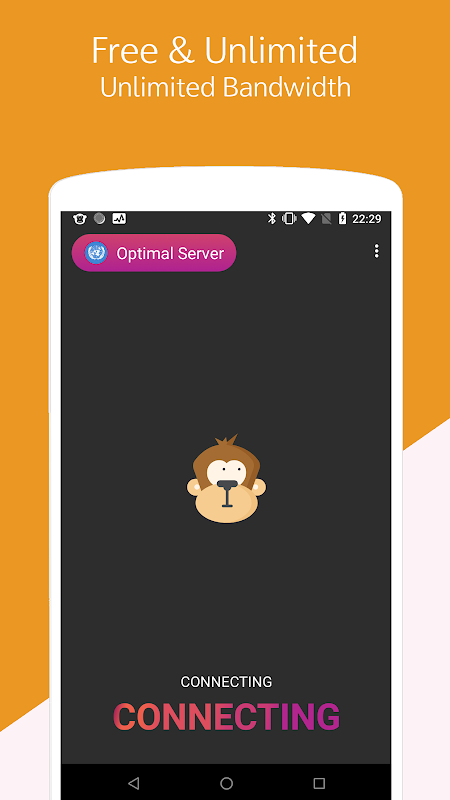 Monkey VPN - Unlimited Free VPN & Fast Secured VPN Screenshot1