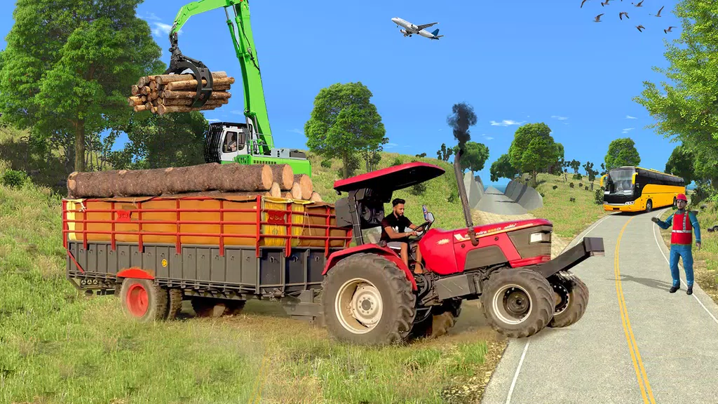 Hill Tractor Trolley Simulator Screenshot2