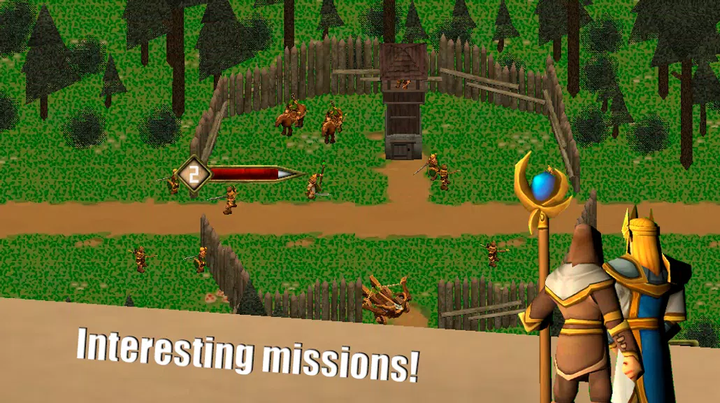 One on one: Siege of castles - Offline strategy Screenshot1