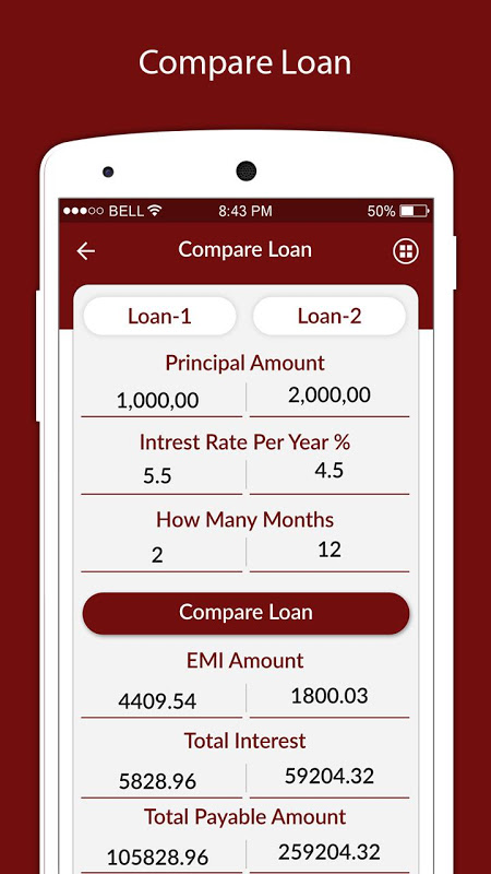 EMI Calculator - Loan EMI Calculator Screenshot1