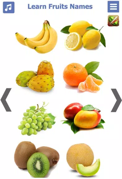 Learn Fruits name in English Screenshot2