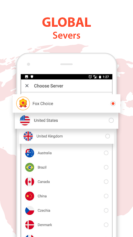 Fox VPN - Unlimited Free VPN Proxy Secure Screenshot1