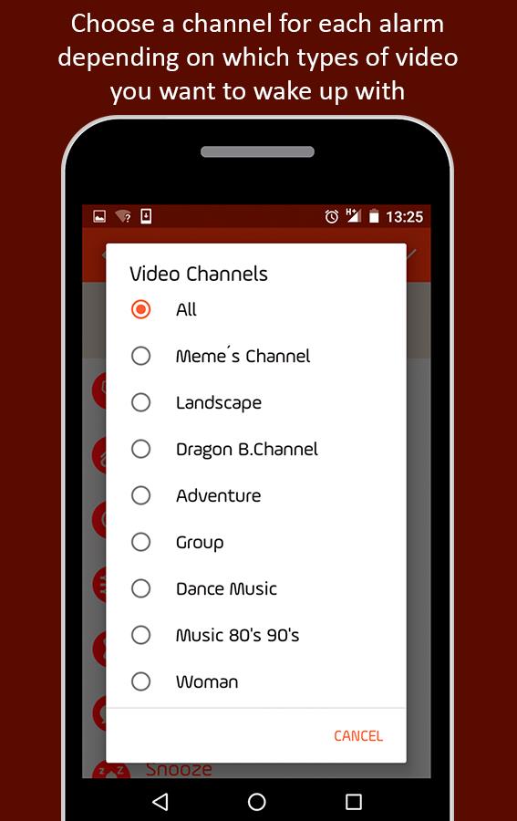 WakenApp Video Alarm Clock Screenshot4